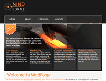 Tablet Screenshot of mindforgestudio.com